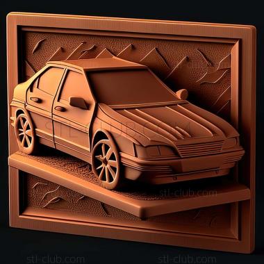 3D модель Peugeot 406 (STL)